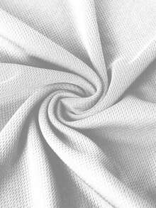 Sport MetroGents 男士夏季休闲哑铃印花运动T恤 - 白色 - 查看 4