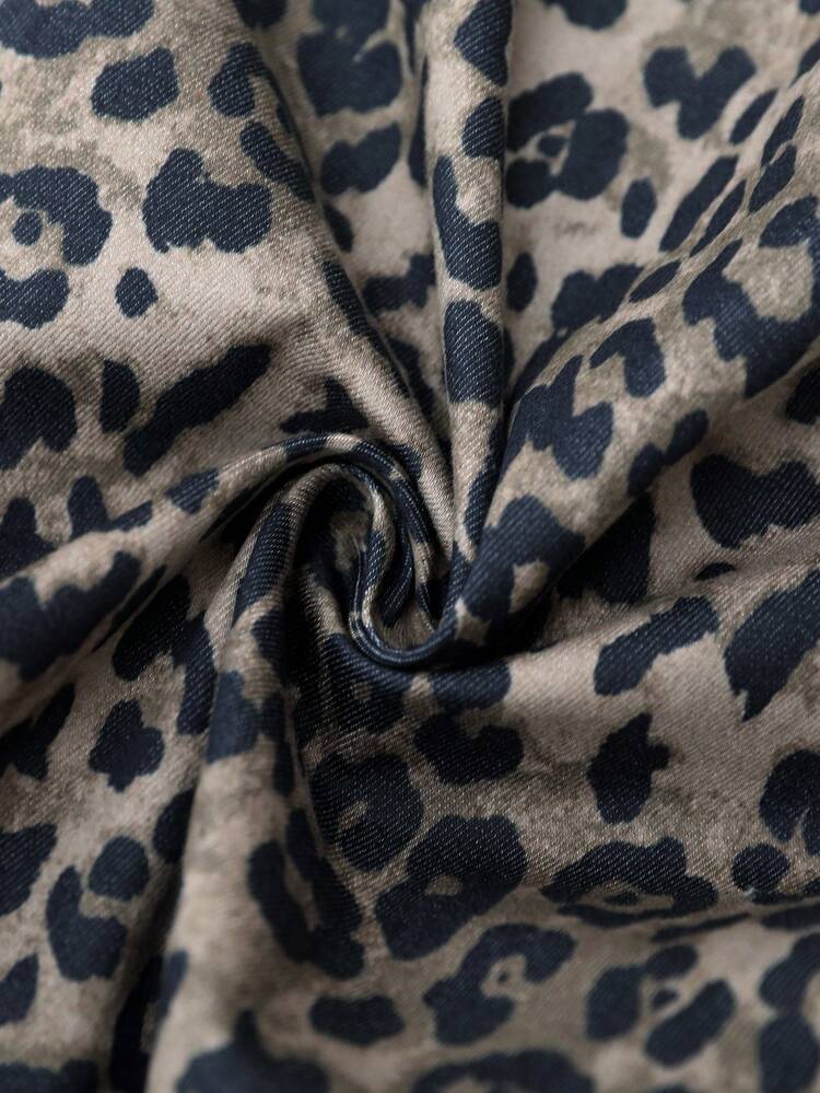 Women's Fashion Casual Leopard Print Pocket Ankle Length Pants Fall For Women Going Out Leopard Print Women's Pants Joggers Fall Pants Joggers For Women Teacher Pants Office For Women Joggers