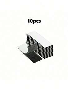 SHEIN 10/20/40/60pcs Self Adhesive Hook And Loop Strips, Sticky Back Tape Fastener, Heavy Duty Mounting Strips For Home Or Office Use - Instead Of Holes And Screws - Black - View 18