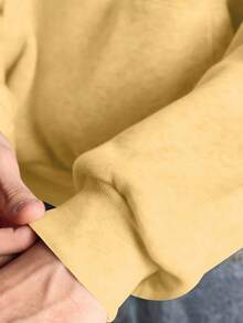 SUMWON Crop Fit Unisex Casual Summon Text Print Graphic Oversized Hoodie Streetwear Fashion Sweatshirt Fall Winter Pullover Skater Style Long Sleeve Sweater