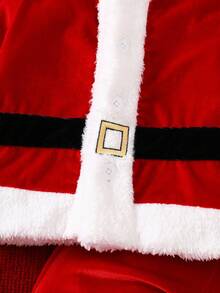 SHEIN Playful Pals BABY BOY Winter Outfit Red Christmas Clothes Terno Going Out Outfits Boy Baby Clothes Baby Boys Sets Fall