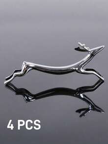 4 SZT. 3 SZT. 1 SZT. Aluminiowy uchwyt na pałeczki w kształcie zwierzątka, luksusowy wzór psa i jelenia, nowoczesna zastawa stołowa, akcesoria do jadalni, do kuchni, domu i hotelu - Wielokolorowe - Zobacz 19