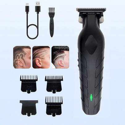 Teckwe Tông đơ cắt tóc cầm tay màu đen dễ sử dụng