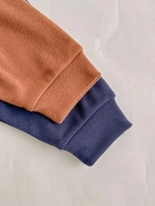 Loomiva 10pcs/Set Newborn Baby Boy/Girl Simple Rainbow Pattern Solid Color Casual Comfortable Infant Gift Set (Bodysuit + Pants + Hat + Bib + Mittens), Suitable For Autumn/Winter, Newborn Gift