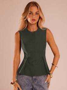 SHEIN Forever 21 秋冬季 万圣节 圣诞节 新年 外出 毕业舞会 优雅 正式 奢华 时尚 商务休闲 生日/办公室/乡村音乐会/俱乐部 性感/西部风/工作/街头风/复古/节日/鸡尾酒会/锐舞派对/舞会/夏威夷/机场/趣味/基础款/早午餐/2000年代风格/紧身/老钱风格/教堂/返校节/优雅/派对/端庄/约会之夜/秋季/冬季 - 墨綠色 - 查看 4