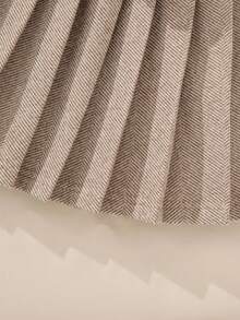 Souflis مجموعة بناتية من الفتيات في عمر 4-7 سنوات، بتصميم فرنسي رجعي، مكونة من ملابس علوية بنمط الكيب وتنورة متوسطة الطول مطوية، بتصميم فضفاض وأزرار عتيقة، أنيقة للارتداء اليومي والحفلات والمناسبات الثقافية