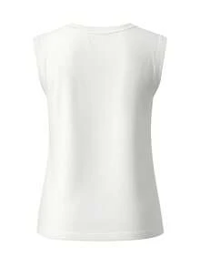 Women's Vest White - White - View 2