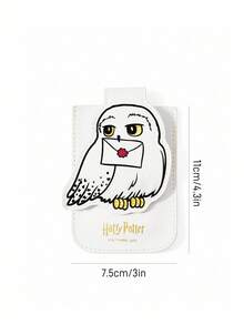 HARRY POTTER X SHEIN 1 cái Ví đựng thẻ họa tiết hoạt hình bằng da PU, có thể đựng 4 thẻ, phù hợp cho nam, nữ, học sinh - trắng - Xem 7