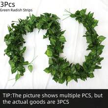 3 szt. 82-calowy bujny sztuczny wieniec eukaliptusowy - Klasyczny styl dekoracji wnętrz, dekoracja ślubna i imprezowa - Nie wymaga prądu, bez piór, prezenty urodzinowe, ukończenie szkoły, sztuczne rośliny