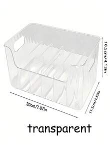 SHEIN A Six-Compartment Detachable Separated Seasoning Rack, A Large-Capacity Refrigerator, A Cabinet And A Seasoning Storage Box On The Living Room Countertop, And A Practical Shelf. - Multicolor - View 6