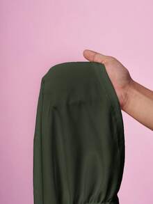 Slaydiva Camiseta feminina básica, versátil e casual para o verão de 2025, com decote em V curto, manga curta e franzido lateral. Ideal para o dia a dia, viagens, encontros com amigos, formaturas, brunch, volta às aulas e deslocamentos diários. - Verde de Exercício - Ver 9