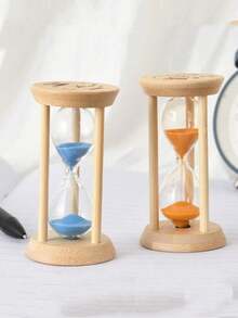 1 个木制倒计时器，用于玩耍、做家庭作业、时间管理 - 彩色 - 查看 2