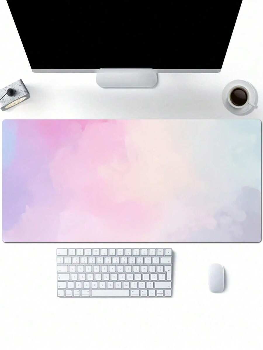 SHEIN 1PC Anti-Slip Gaming & Work Mouse Pad, 2 Sizes Available Back To School - White - View 1