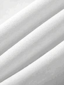 INAWLY 耶稣拯救标语字母图案女款圆领T恤 - 白色 - 查看 5