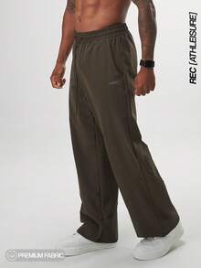 Pantalon de jogging ARC Activewear, pantalon de performance, bas de gym, entraînement, fitness, course, vêtements de loisirs - Tabac - Voir 1