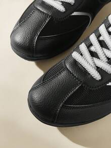 CUCCOO EASI 女式黑色复古休闲运动鞋 - 黑色 - 查看 4