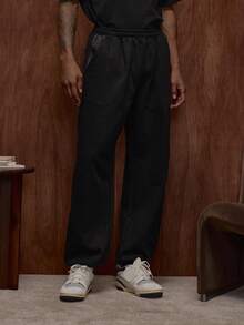 Musero Men Jersey Style Joggers Contrast Checked Detailing Elasticated Waistline & Cuffs Tracksuit Bottoms Only Sets Fall/SPRING SUMMER - Multicolor - View 2