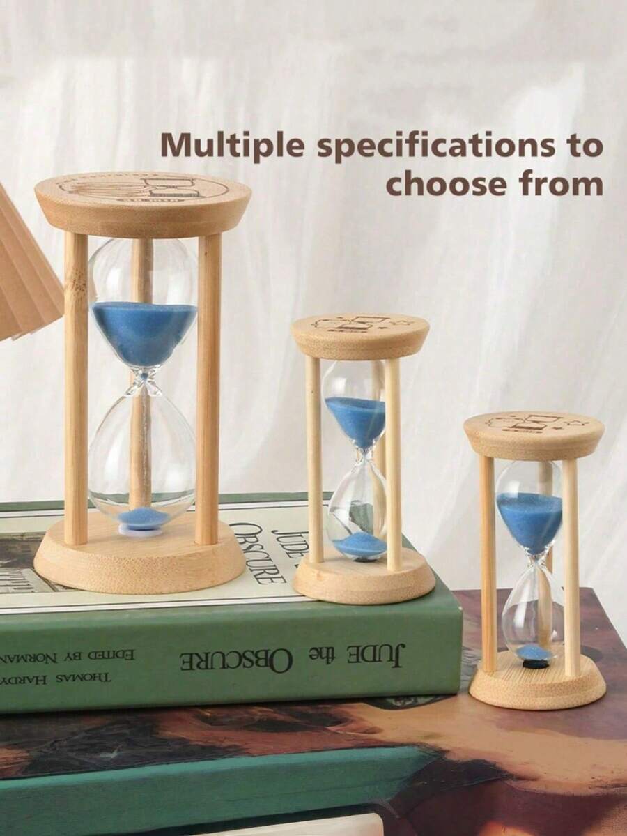 1 个木制倒计时器，用于玩耍、做家庭作业、时间管理 - 彩色 - 查看 1