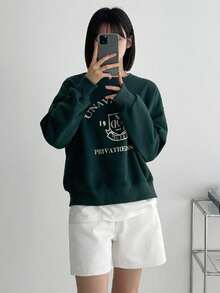 DAZY 高腰斜口袋牛仔短褲