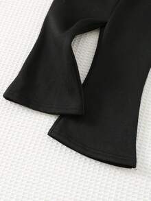 Cozy Pixies 2 Stücke Baby Mädchen Schmetterling Dekor Set mit Rundhals Langarm Sweatshirt und Hose mit elastischem Bund, bequem, vielseitig, stylisch, Lässig, niedliches Muster, minimalistisch, basic, geeignet für Innen, Outdoor Skifahren, Alltag, Sport, Spiel, Party, Fotografie, Weihnachten, Sportbekleidung Herbst Outfit Winterkleidung