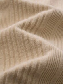 Omancia 音乐节BOHO优雅度假端庄两件套服装，圣帕特里克节春假长裙，性感优雅时尚通勤高端端庄优雅长袖双扭纹罗纹针织连衣裙 - 米色 - 查看 3