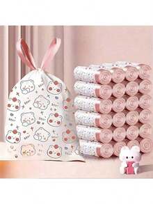 15/45/75/150 pièces Sacs poubelle à cordon, pour petite cuisine, salle de bain, chambre, extra résistants, sacs poubelle sans odeur, sacs poubelle jetables, doublures de poubelle, fournitures de nettoyage, usage professionnel, pour cuisine, salon, salle de bain, bureau et hôtel