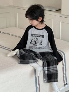 Dazy Kids Toddler Boys' Casual Home Clothes, Fall - Grey - View 4