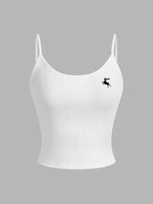 SHEIN EZwear 4 件套女士休闲短款吊带背心套装，适合夏季穿着 - 彩色 - 查看 7
