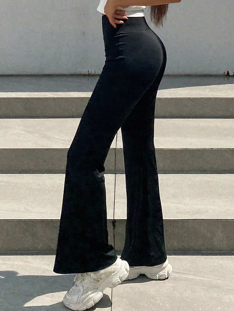 Teen Girl High Waist Slim Flare Leggings