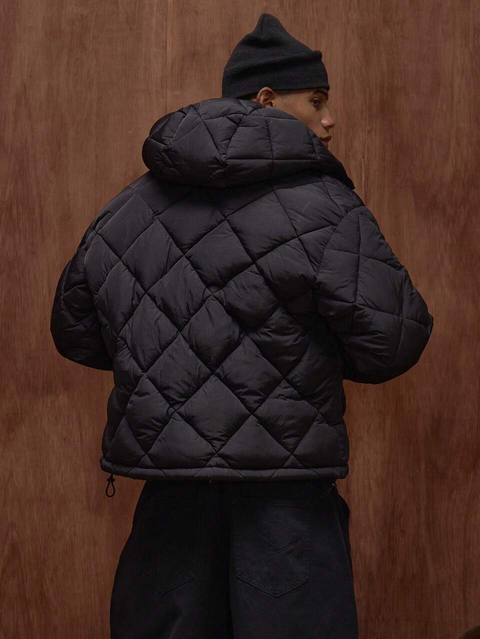 Oversized Shine Down Premium Ruched Sleeve Bomber Jacket Hidden Zip Detailing Fall/SPRING SUMMER