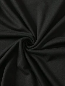 EMERY ROSE Ladies' Christmas Dwarf Pattern Printed Short-Sleeved T-Shirt - Round-Neck Casual Top - Black - View 3