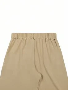 Manfinity Bizformal Manfinity Bizformal Men's Straight Leg Casual Trousers, Retro British Style Versatile Pants,Boyfriend Gifts,Valentine' Day Men,White Men Pants Men Pleated Suit Pants Men Pants Beige Pants For Men Men High Waisted Pants Men Khaki Pants