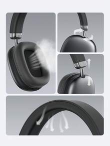 JMMO Tai nghe trùm đầu không dây có micrô Tai nghe âm thanh nổi HiFi có thể gập lại và di động với chụp tai bằng mút hoạt tính Quà tặng Giáng sinh, Những vật dụng không thể thiếu cho kỳ nghỉ cắm trại mùa thu và mùa đông Những vật dụng cần thiết cho kỳ nghỉ Phụ kiện đi nghỉ, Vật dụng cắm trại - màu đen - Xem 7