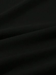 SHEIN Kleine Mädchen Lässig Modisch Kreativ Cartoon Tasse Ballett Kleine Mädchen Herz Grafik Muster Basic Kurzarm T-Shirt, Kleine Mädchen Schwarz Langarm Kawaii Süß Langarm T-Shirt - Schwarz - Übersicht 5
