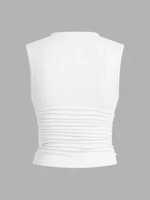 Auralis 3pcs/Set Women Plus Size Sleeveless Fitted Basic Tank Tops Spring To Summer - Multicolor - View 12
