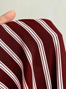 Elenzga Plus-Size Long-Sleeved Fashionable Casual Vacation Off-Shoulder Commuting Bow Christmas Red New Year Party Shirt - Burgundy - View 7