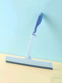 1pc Soft Rubber Glass Squeegee, Window, Bathroom Floor Tile Glass Cleaning Tool Home Bathroom Decor Summer Back To School