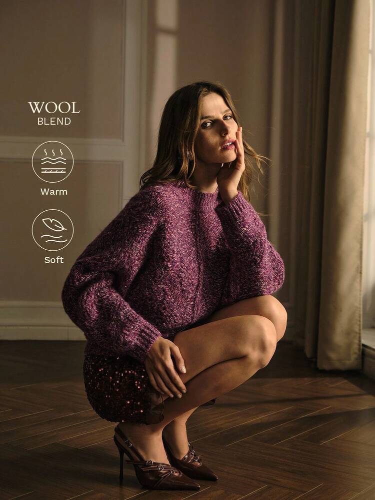 WOOL ROUND NECK SWEATER, AUTUMN/WINTER