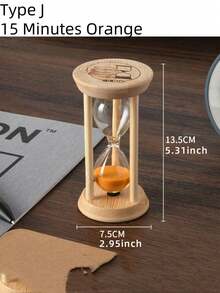 1 个木制倒计时器，用于玩耍、做家庭作业、时间管理 - 彩色 - 查看 23