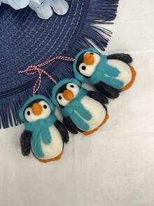 手工毛毡钥匙扣 - 可爱的包袋配件和感恩节礼品套装 - 彩色 - 查看 12