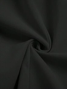 Vionelle Áo khoác blazer công sở cỡ lớn vừa vặn - màu đen - Xem 7