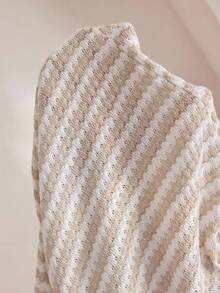 Ocili Women's Casual Striped Drawstring Waist Lounge Comfy Pants, Wide Leg Lounge Pants, Summer Pants, Winter - Multicolor - View 6