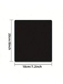 SHEIN 1PC/2PCS Small PU Mouse Pad Non-Slip Gaming Desktop Leather Mouse Pad Waterproof Anti-Scratch Mat Cushion For PC Laptop Desktop Back To School - Multicolor - View 2