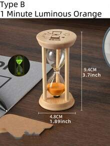 1 个木制倒计时器，用于玩耍、做家庭作业、时间管理 - 彩色 - 查看 26