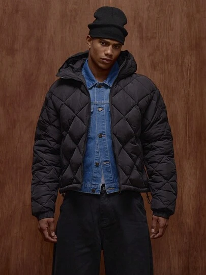 Musero Chaqueta bomber con mangas fruncidas y cremallera oculta, de brillo premium, talla grande, para otoño/primavera-verano