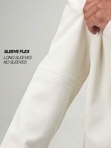 ARC Activewear Oversized Long Sleeve T Shirt Performance Top Gym Workout - Beige - View 2