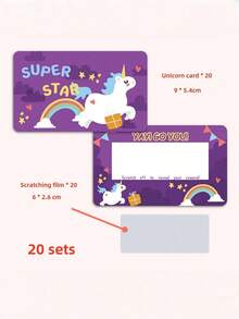 SHEIN 50pcs Scratch Off Stickers, 20sets Scratch Card Film Kit Back To School Lucky Scratch Reward Couple Homemade Lottery Scratch Card Coating Patch - Grey - View 5