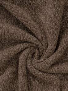 INAWLY 女士纯色露肩长袖简约毛衣、休闲日常、长袖上衣