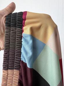 Maweii Quần kẻ caro lưng thun nhiều màu cổ điển cỡ lớn dành cho nữ - Nhiều màu - Xem 7