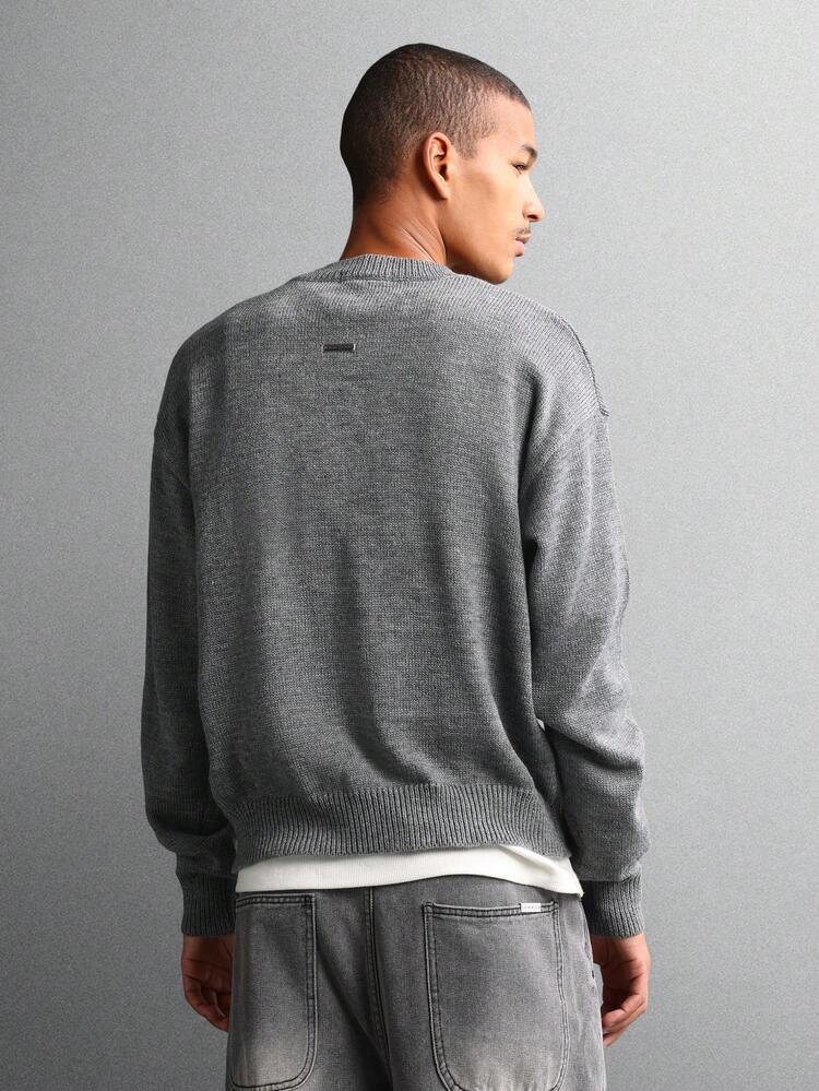 Cable Knit Button Front Cardigan With V Neck
